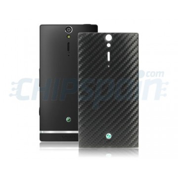 Back Cover Sony Xperia Battery S/Arc HD Black Carbon