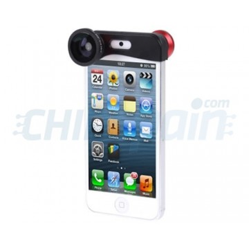 Lens Kit 2 em 1 Camera iPhone 5