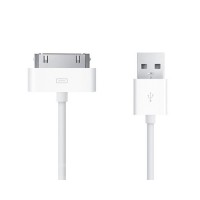 Cable USB a 30 PIN iPhone/iPad/iPod 1m -Blanco