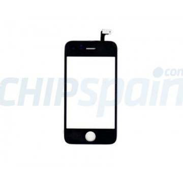 Tela de toque com frame iPhone 4S -Preto