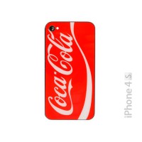Cristal y Marco Trasero iPhone 4S -Coca Cola Rojo
