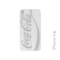 Cristal y Marco Trasero iPhone 4S -Coca Cola Blanco