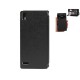 Huawei Ascend P6 Flip Stand Cover -Black Call Viewer