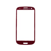 Exterior Glass Samsung Galaxy SIII -Red