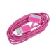 Cable USB to 30 PIN 2m -Pink