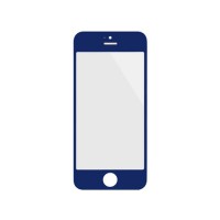Cristal Exterior iPhone 5/5S -Azul Oscuro