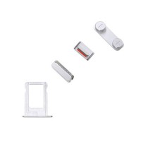 Pack Buttons + SIM Tray iPhone 5 -Silver