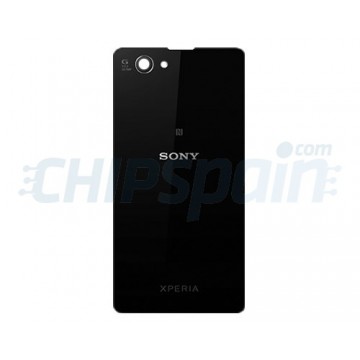 Glass Back Cover Sony Xperia Z1 Compact -Black