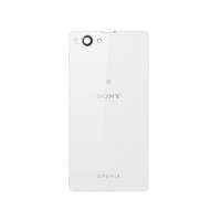 Glass Back Cover Sony Xperia Z1 Compact -White