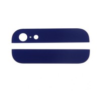 Cristales Superior e Inferior iPhone 5/5S -Azul Oscuro