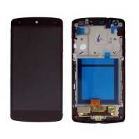 Tela Cheia com Moldura LG Nexus 5 (D820/D821) -Preto